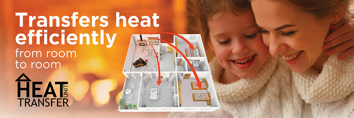 Heat Transfer Unit - Transfers heat efficiently from room to room